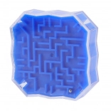 Logická hra Bludiště s kuličkou modrá