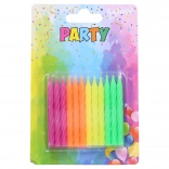 Neonové svíčky 24 ks