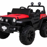 Dětské elektrické auto Master of Terrain 4x4 – červené