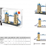 Stavebnice Budovy TOWER BRIDGE 1054 dílků