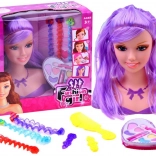 Hlava na česání s příslušenstvím