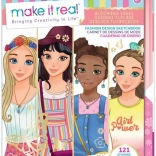 Návrhářské portfolio – retro módní sada pro děti