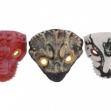 Dinosauří pěnová maska 20x19 cm různé druhy pro karneval