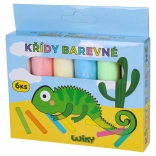 Barevné chodníkové křídy 6 ks