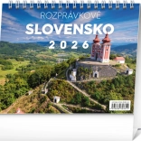 Stolní kalendář Rozprávkové Slovensko 2026