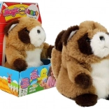 Interaktivní mluvící plyšový mýval opakující slova