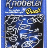 Schmidt sada kovových hlavolamů Duell v plechové krabičce