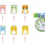 Lampion válec Zvířátka 16 cm