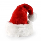 Vánoční čepice červená s bílým lemem