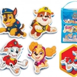 Pěnové puzzle do vany PAW PATROL v taštičce (18m+)