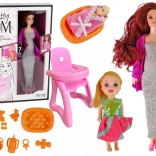 Těhotenská Panenka S Příslušenstvím