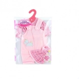 Oblečení pro panenku 40–45 cm – šatičky z polyesteru