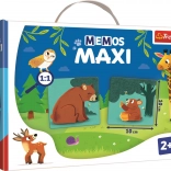 Maxi pexeso Zvířátka s mláďaty TREFL