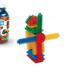 Kreativní kreativní kostičky Ježek v plastovém obalu s 110 díly