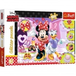 Puzzle 100 dílků Minnie a Třpytky