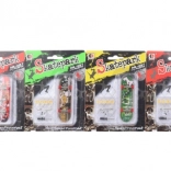 Plastový skateboard s doplňky