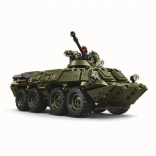 Vojenská stavebnice Sluban BTR-80AS v měřítku 1:35