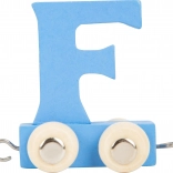 dřevěný vláček abeceda – písmeno F