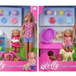 Steffi Love a Evi se zvířátky – sada panenek s králíčky nebo štěňátky