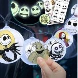 Světelný řetěz s motivem Nightmare Before Christmas