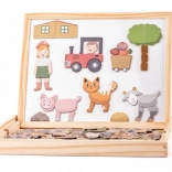 Magnetická a suchovytíratelná tabule pro děti