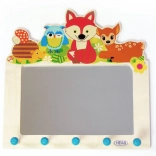 Hess věšák se zrcadlem Lesní zvířátka