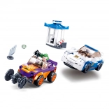 Stavebnice Policejní honička s natahovacím autem