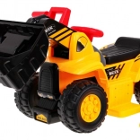 Dětský akumulátorový nakladač s helmou a zvuky