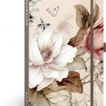 NOTIQUE notes pudrové květy, tečkovaný, 13 × 21 cm