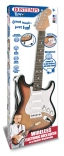 Elektrická dětská kytara s bezdrátovým mikrofonem a headsetem