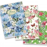 Školní sešit A4 Flowers, čtverečkovaný, 40 listů