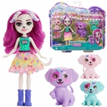 Enchantimals panenka Dessa Dalmatian s roztomilou rodinkou dalmatinů