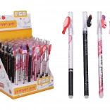 Gumovací propiska 0,5 mm – kosmetický motiv