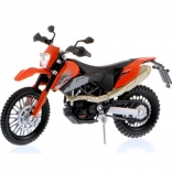 Welly motocykl KTM RC 8C 1:18 oranžový