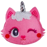 Kreativní sada – peněženka kočička růžová Filcové robótky