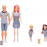 Woodyland moderní rodinka s mazlíčky