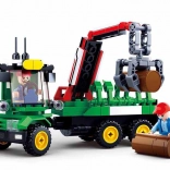 Sluban Farma Traktor s přívěsem na klády