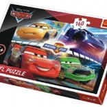 Puzzle 160 dílků – vítězný závod DISNEY CARS 3