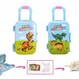 Dinosauří kostra v kufříku