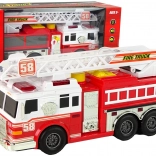 Hasičské auto se zvuky, světly a vodním efektem – červené