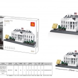 Stavebnice Budovy – Bílý dům, 894 dílků