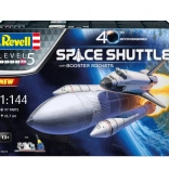 Revell model Space Shuttle s posilovacími raketami