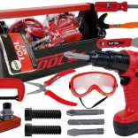 dětská sada nářadí se skříňkou a vrtačkou