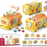 Edukační autobus s cimbálky a kladívkem