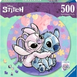 puzzle 500 dílků s motivem Stitch od Ravensburger