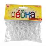 Svítící řetízek z céček a písmenek – 150 ks