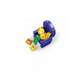 Sluban Garfield v křesle stavebnice