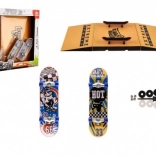 Prstový skateboard set s rampou a nářadím, 2 ks