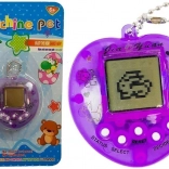 Elektronická hra Tamagotchi fialová s krátkým řetízkem