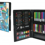 Výtvarný kufřík 67 ks – mořský motiv